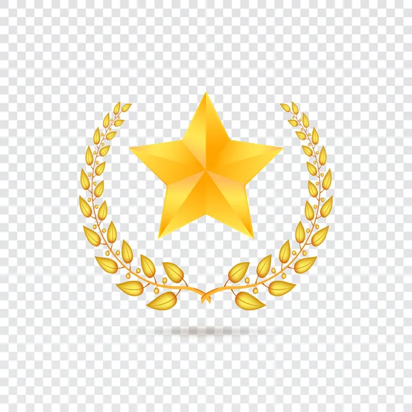 Estrella sobre fondo transparente — Archivo Imágenes Vectoriales