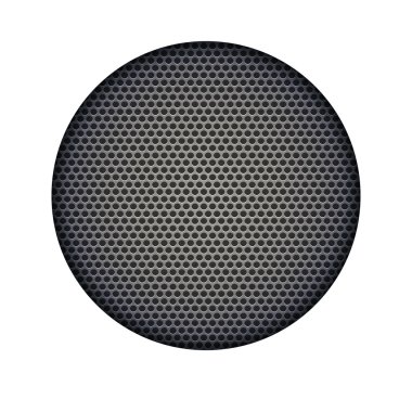 Arka plan ile hoparlörler metal mesh.