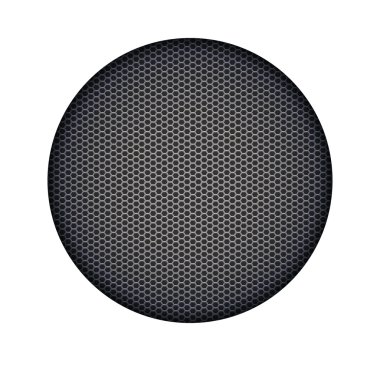 Arka plan ile hoparlörler metal mesh.