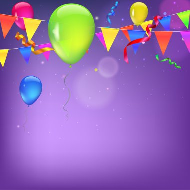 Festival arka plan bayrak ile