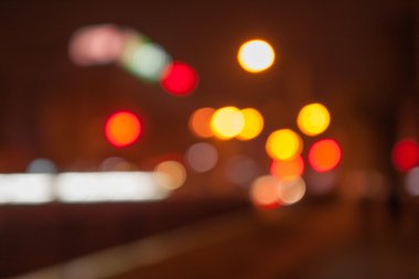 bulanık sokak ışıkları