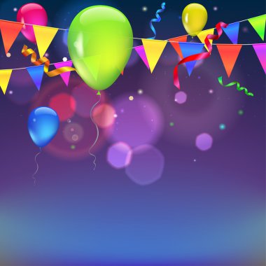 Festival arka plan bayrak ile