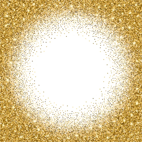 Vettore luminoso scintillio oro — Vettoriale Stock