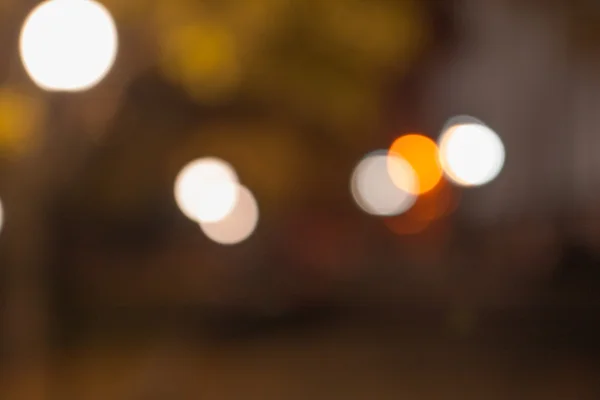 Blurred street lights
