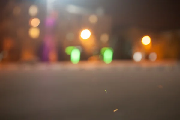 Blurred street lights — Stock Photo, Image