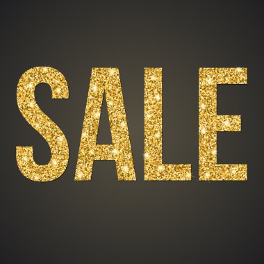 Altın glitter Satılık poster