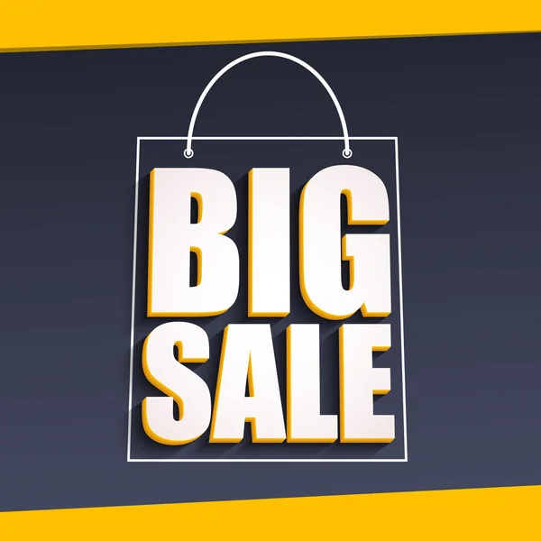 Big sale advertisement — Stock Vector