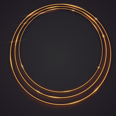 Parlak altın kızdırma Yüzükler