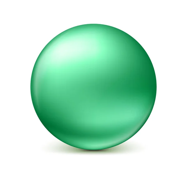 Sphere isolerad på vit. — Stock vektor