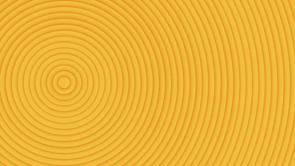 Radiale geometrische Formen. Einfarbig orange Farbe. Minimalistisches Design. Vektorhintergrund. — Stockvektor