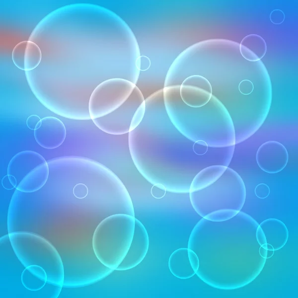 Fondo de Bokeh abstracto azul. — Vector de stock