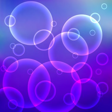 Mavi Soyut Bokeh Arkaplanı.