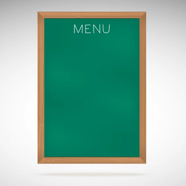 Menü karatahtalar veya chalkboards. — Stok Vektör