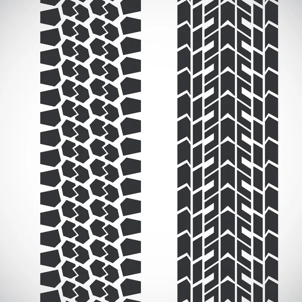 Tread pattern tyre. — Stock Vector