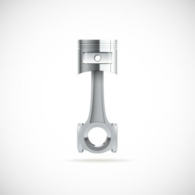 Tek motor piston