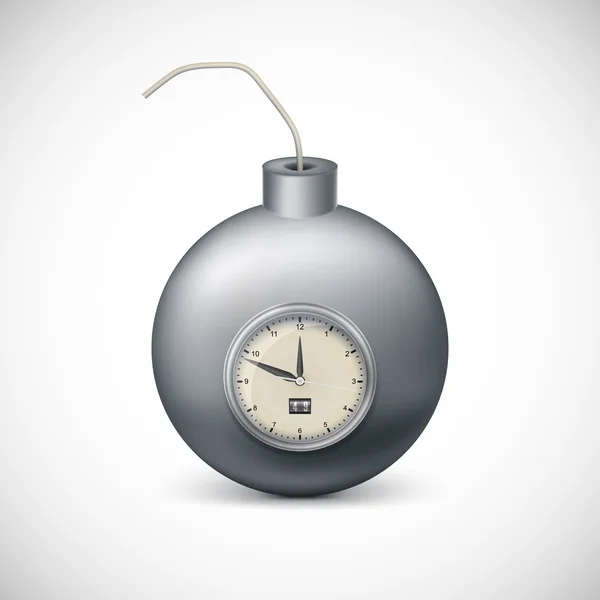 Βόμβα με ρολόι. — Διανυσματικό Αρχείο