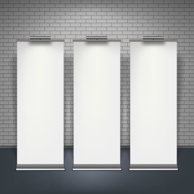 boş roll-up bannerlar