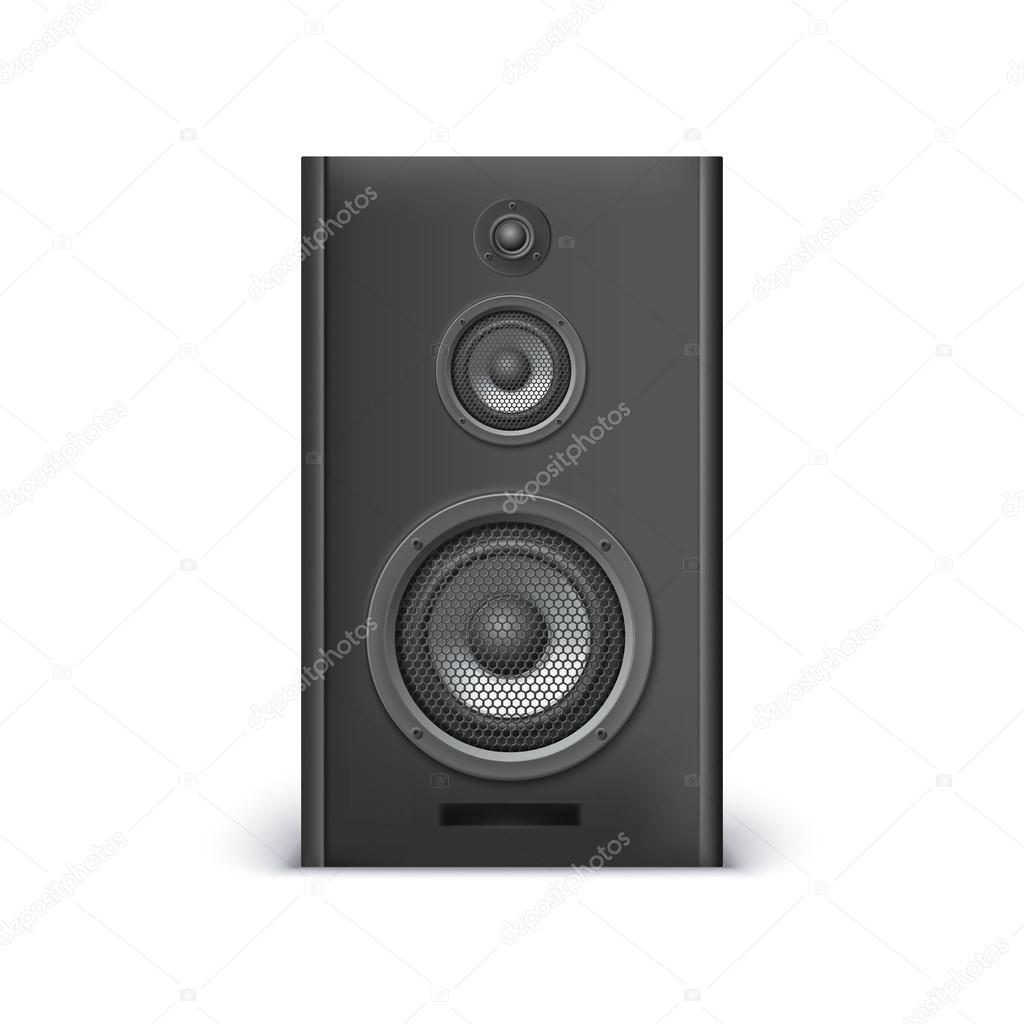 Black sound speaker