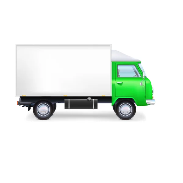 Camión de carga de entrega comercial — Archivo Imágenes Vectoriales