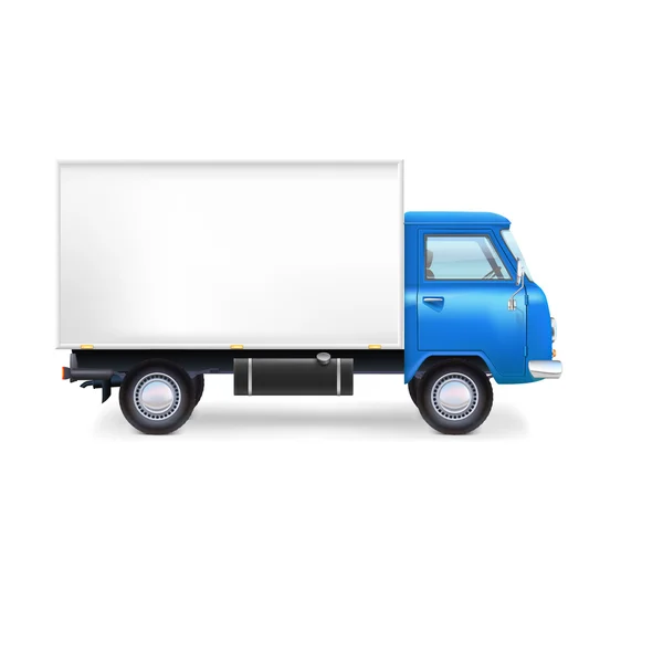 Camión de carga de entrega comercial — Archivo Imágenes Vectoriales