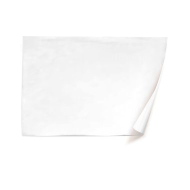 Beyaz kağıt yaprağı