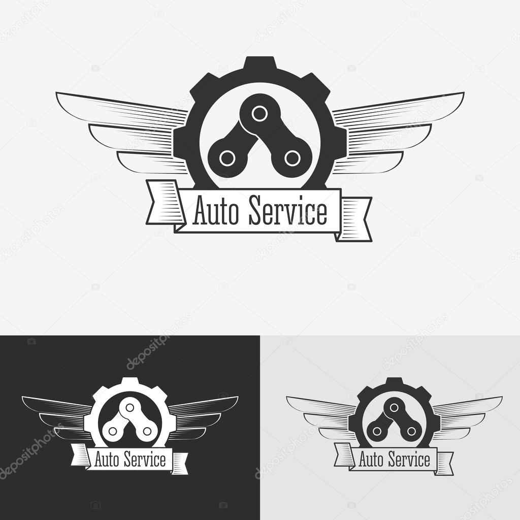 Auto logo design template