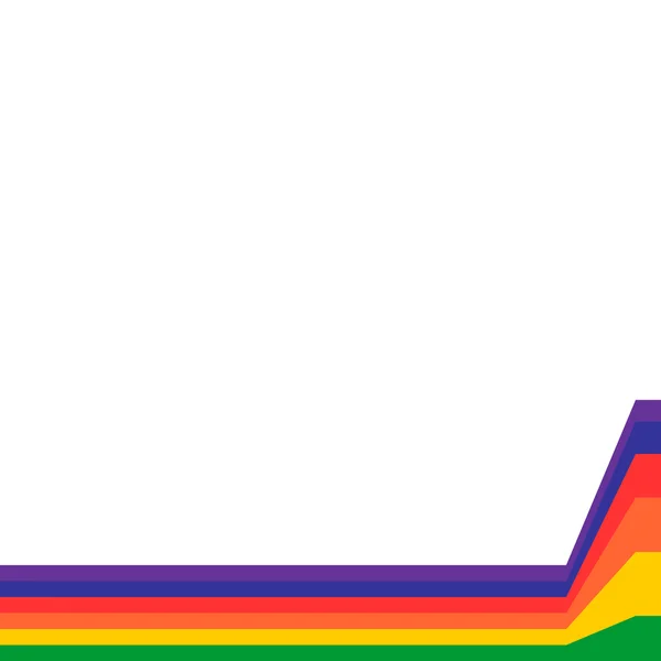 Rainbow linjer bakgrund — Stock vektor