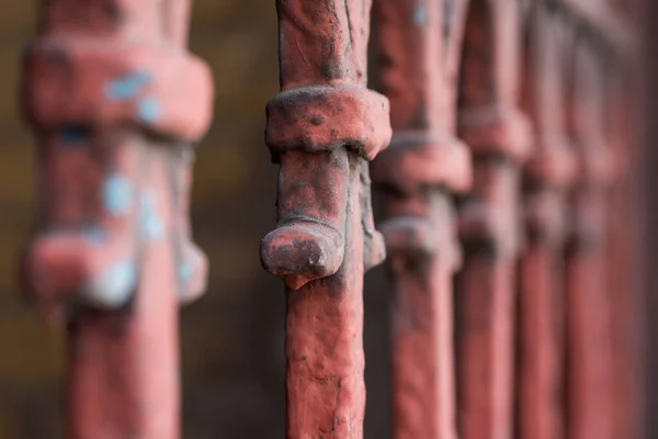 Vecchio Ferro Vintage Arredamento Arrugginito Vicino — Foto Stock