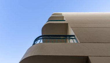 Mısır 'da insan olmayan boş bir otelin alt manzarası Hurghada