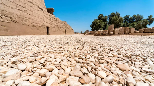 Starožitnost Karnaku Chrámu Bez Lidí Luxusu Egyptě — Stock fotografie