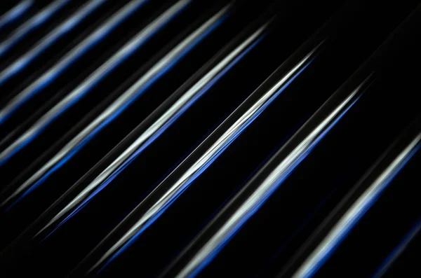 Fondo Negro Oscuro Abstracto Con Patrón Líneas Metálicas Brillantes —  Fotos de Stock