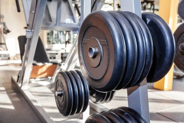 Spor salonu. Spor malzemeleri, simülatör için diskler