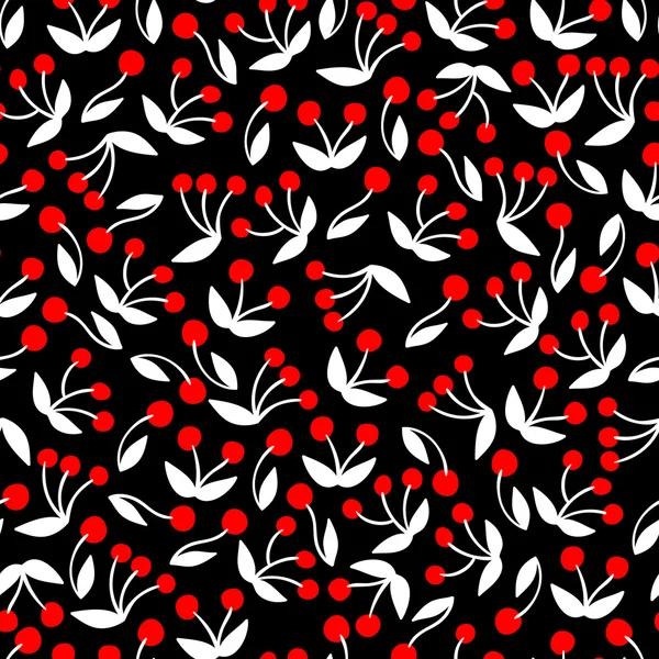 Sorunsuz çiçek berry desen