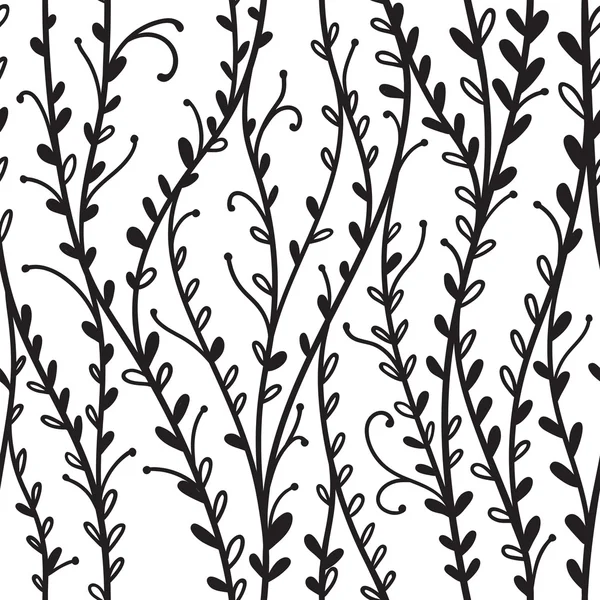 Naturaleza patrón floral fondo — Vector de stock