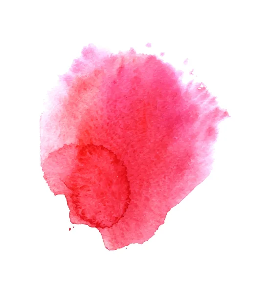 Bannière aquarelle rose — Image vectorielle