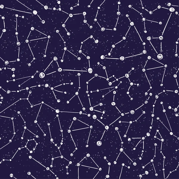 Constellation pattern — Stock Vector
