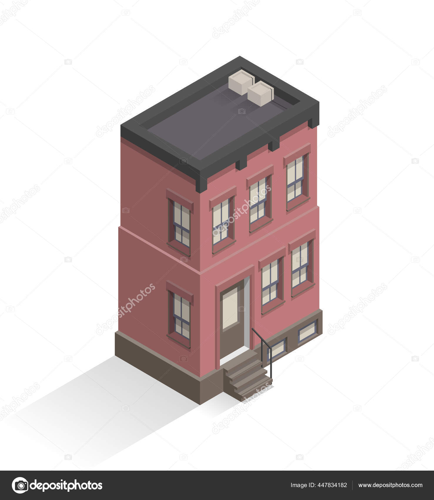 2-Storey Building Blocks House 