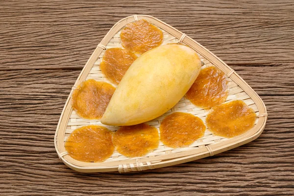 Thailand Dessert - Dried Mango Sheets — Stock Photo, Image