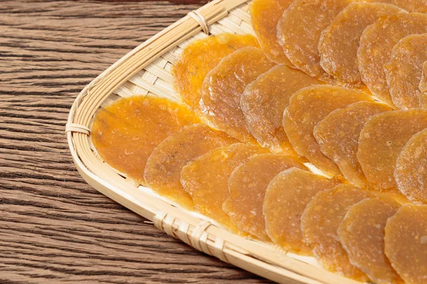 Tajlandia deser - suszone Mango arkuszy — Zdjęcie stockowe
