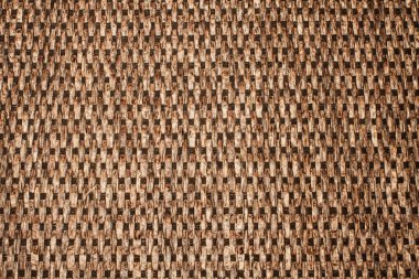 Kahverengi bambu hasır mat için arka plan ve doku