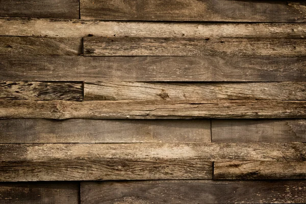 Parede de madeira suja velha, uso para fundo e textura — Fotografia de Stock