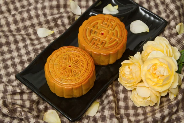 Chinese Moon cake,food for Chinese mid-autumn festival — Stock Photo, Image