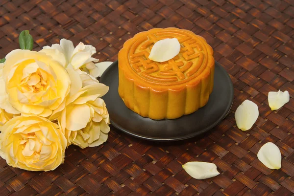 Chinese Moon cake,food for Chinese mid-autumn festival — Stock Photo, Image