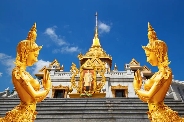 Tailândia bangkok viagem, Wat Trimit é o principal destino turístico — Fotografia de Stock