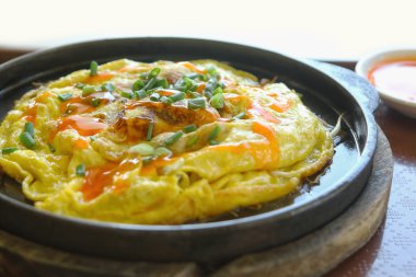 Kızarmış istiridye Omlet Tarifi