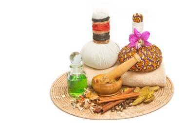 rahatlatıcı spa masaj için bitkisel Tay madde