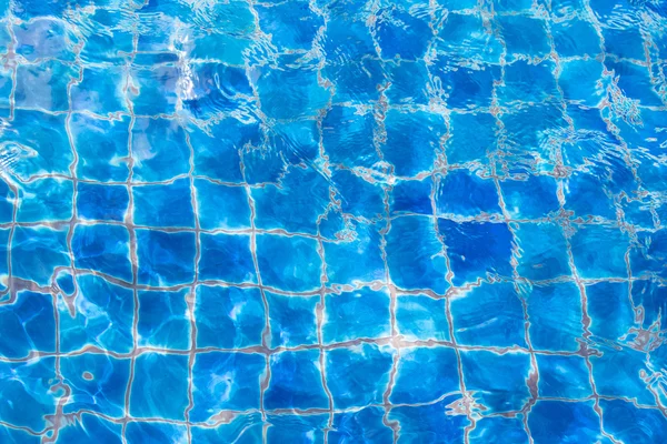 Blue water in the pool. Water background — Stock Photo, Image
