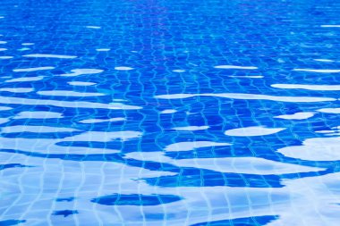 mavi su Havuzu. Su arka plan