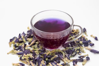 Kelebek bezelye çiçeği suyu, bitkisel içki