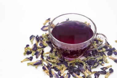 Kelebek bezelye çiçeği suyu, bitkisel içki